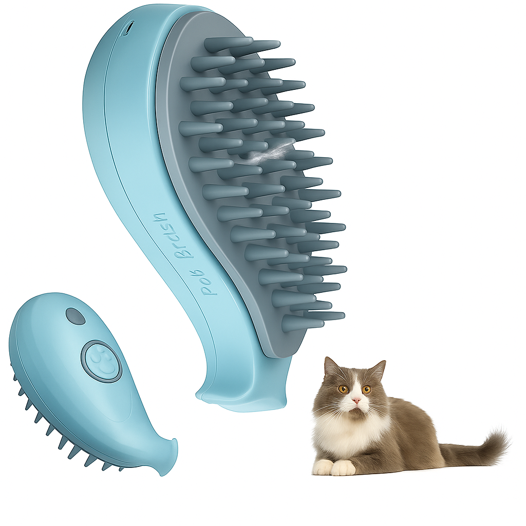 Cepillo vapor para mascota