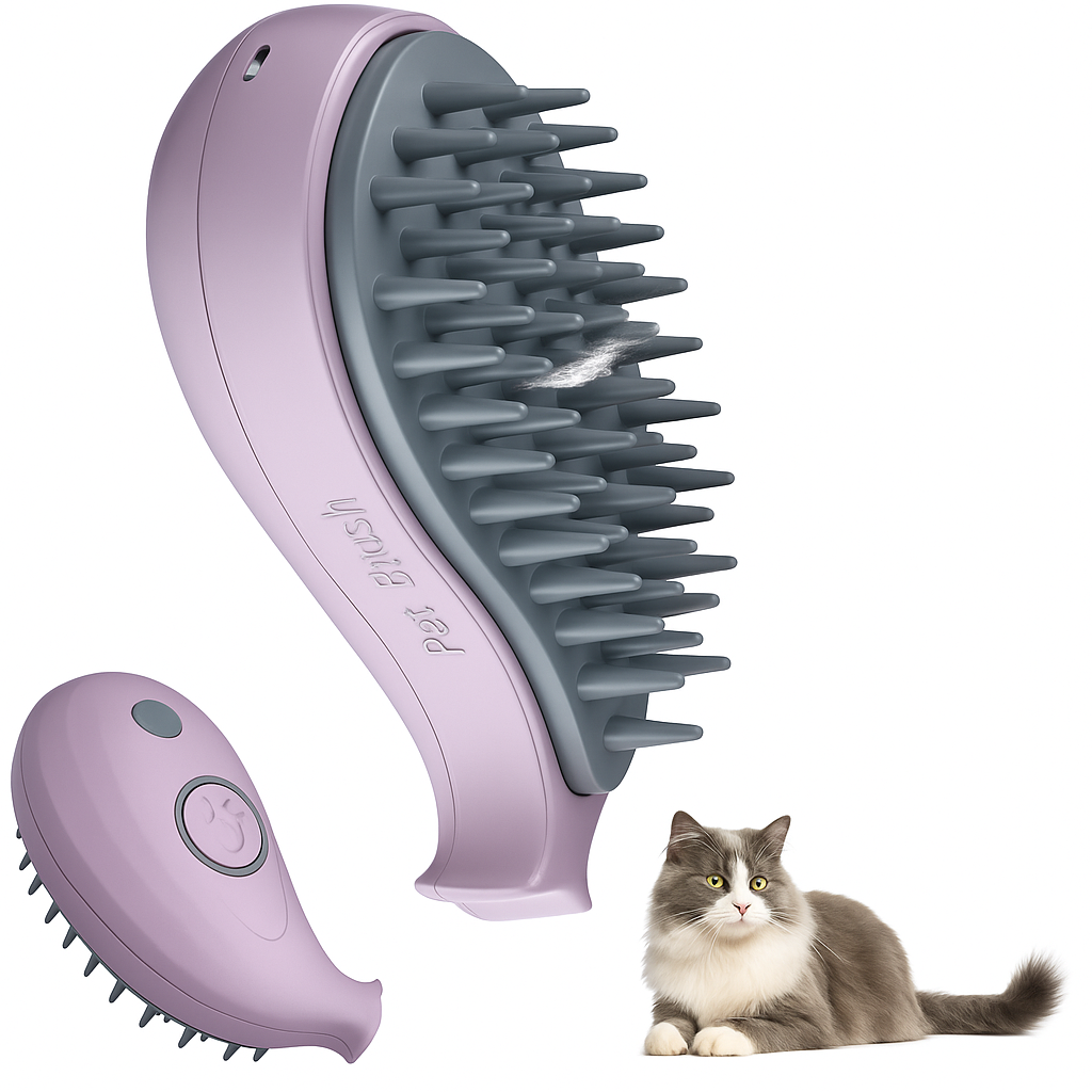 Cepillo vapor para mascota